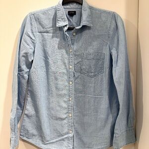 J-Crew Chambray Shirt - Small